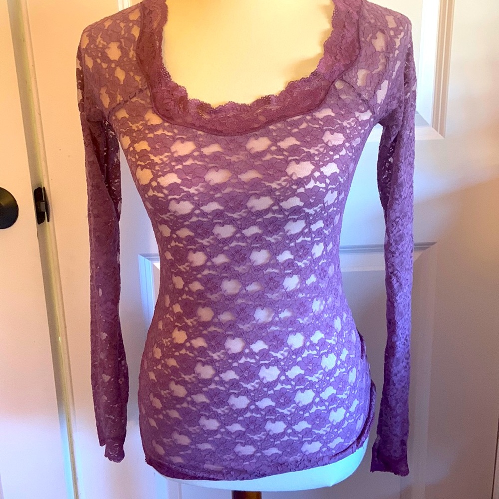 NWT Free People Lace tunic top unlined